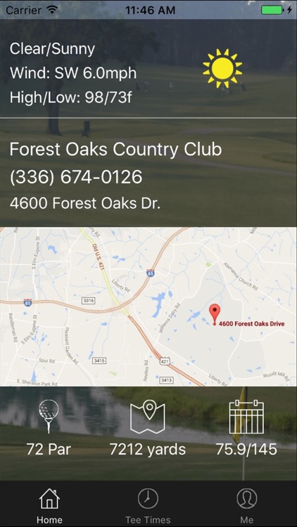 Forest Oaks Golf Tee Times