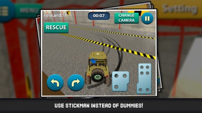 Stickman Wheels Dismount Game screenshot 2