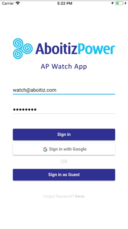 AP Watch App