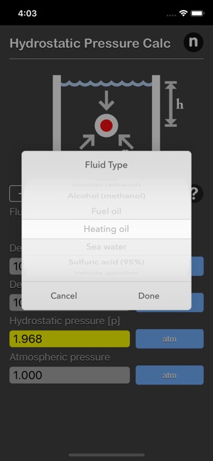 Hydrostatic Pressure Calc(圖2)-速報App