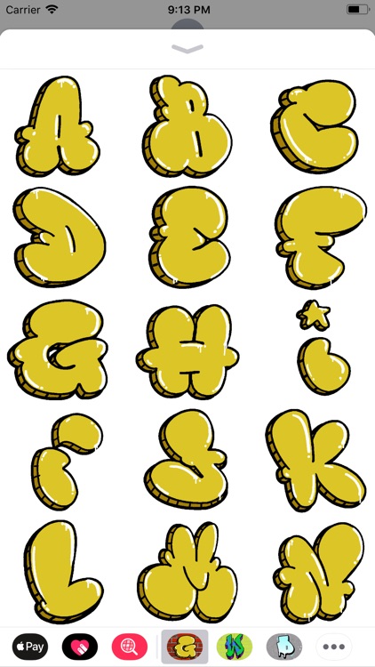 GRAFFITI GOLD DRIP GLEAM