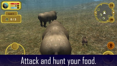 Rhinoceros Simulator 3D screenshot 2