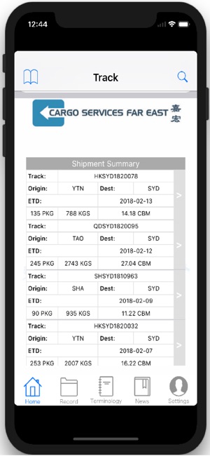 MTrack by Cargo Services(圖2)-速報App