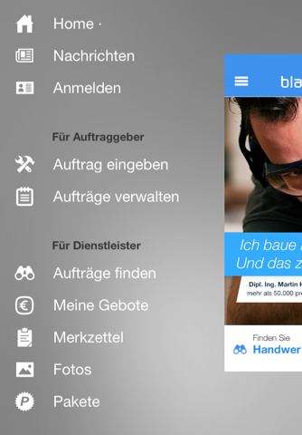 blauarbeit screenshot 2