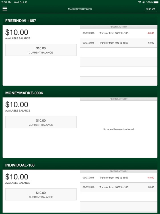 Madison Valley Bank for iPad