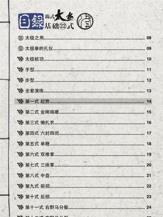 陈式太极22式