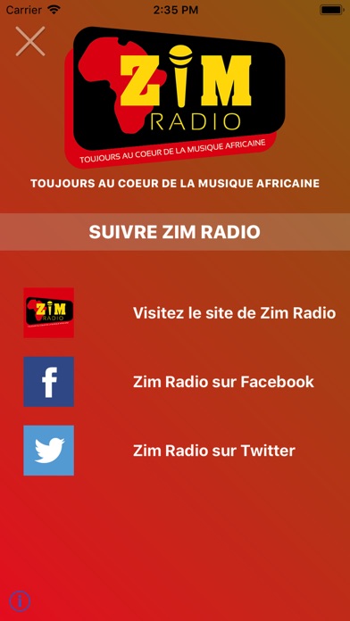 Zim Radio screenshot 3