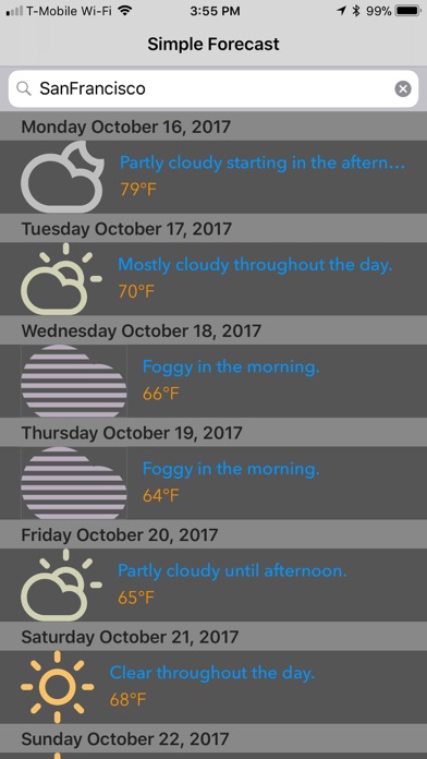 Simple Forecast - Weather screenshot 2