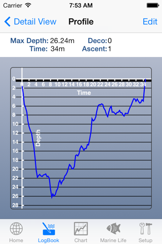 Scuba LogBook screenshot 2