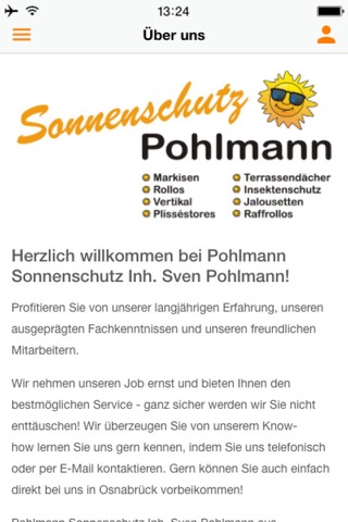 Sonnenschutz Pohlmann screenshot 2