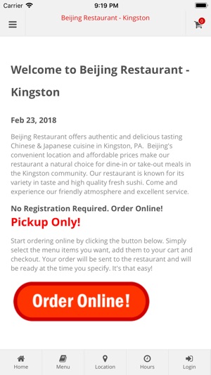 Beijing Restaurant Kingston(圖1)-速報App