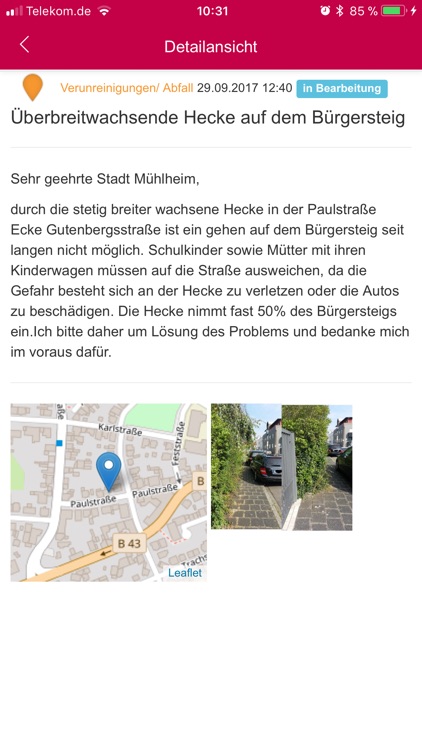 Mängelmelder Mühlheim am Main