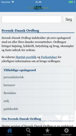 Game screenshot Svensk-Dansk Ordbog mod apk