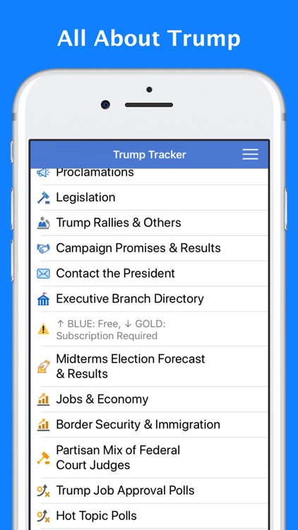 Trump Tracker: News & Politics screenshot-0