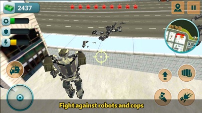 Robot Muscle - Car Strike screenshot 2