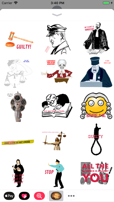 Law and Justice Stickers screenshot 3