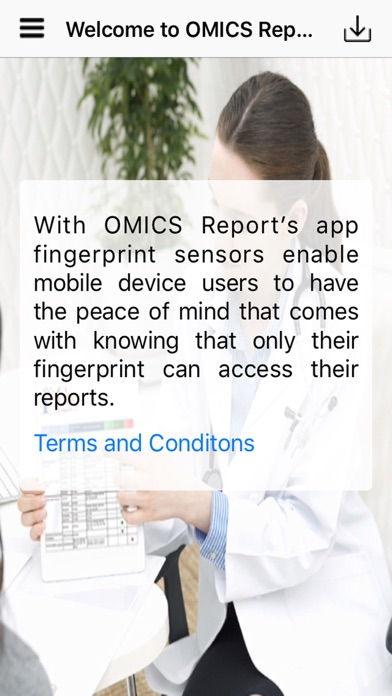 OMICS Reports screenshot 3