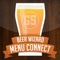 The Beer Wizard™ Menu Connect App is the commercial use version of the popular Beer Wizard app