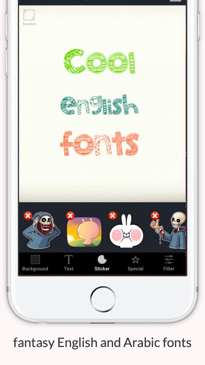 instaText - add text to photos screenshot-4