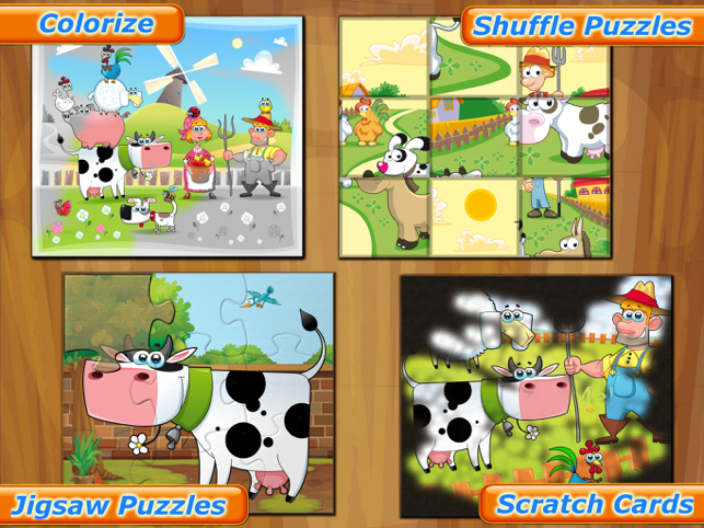 ‎Farm Animals - Puzzle for kids Screenshot
