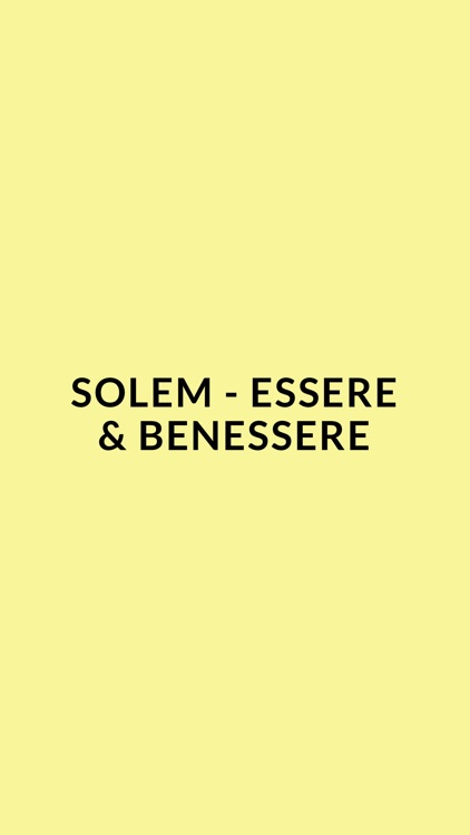 Solem - Essere & Benessere