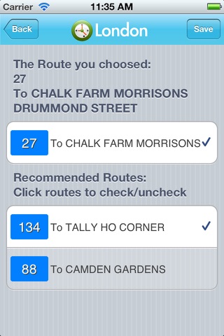 London Next Bus screenshot 4