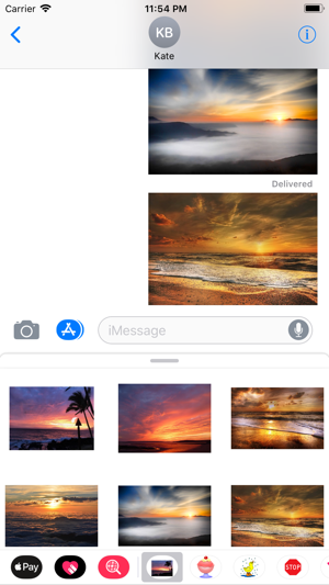 Beautiful Sunset Stickers(圖4)-速報App
