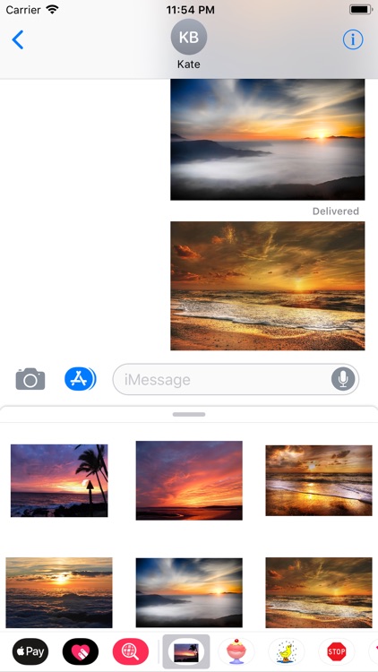 Beautiful Sunset Stickers screenshot-3