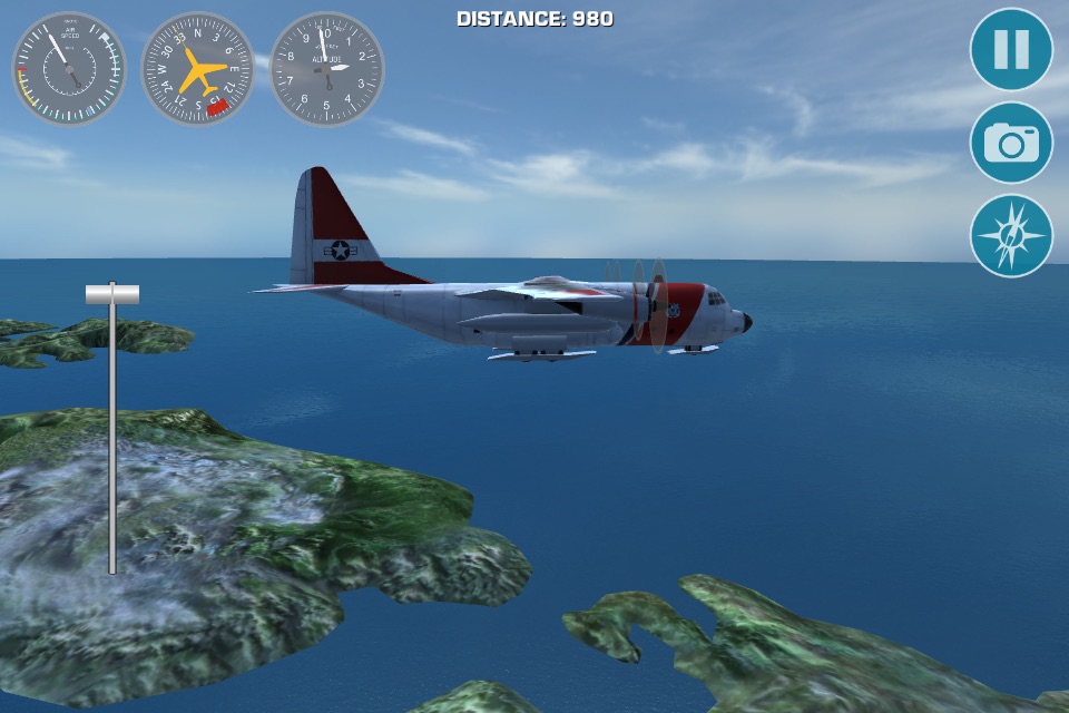 Airplane Fly Bush Pilot screenshot 3