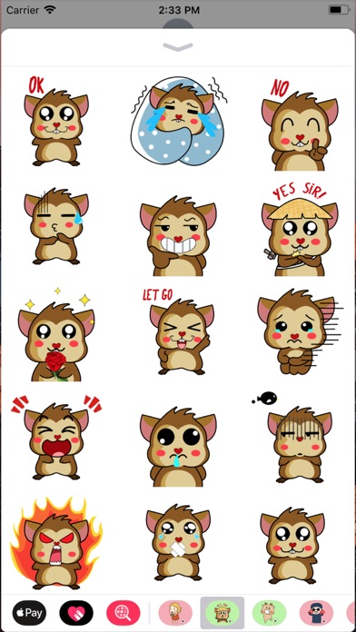 Shimon - Chipmunk Emoji GIF screenshot 2