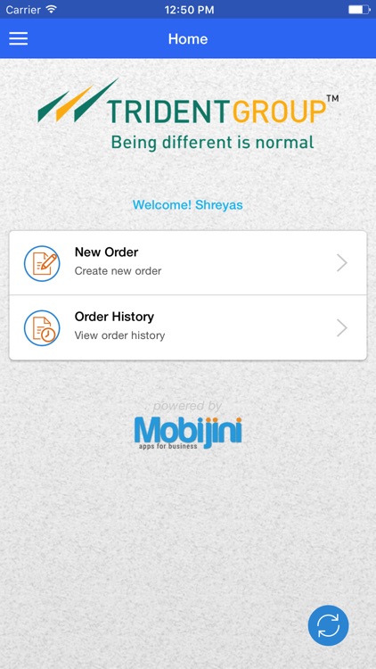 Trident Order Management App
