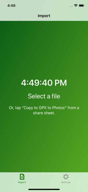 GPX to Photos