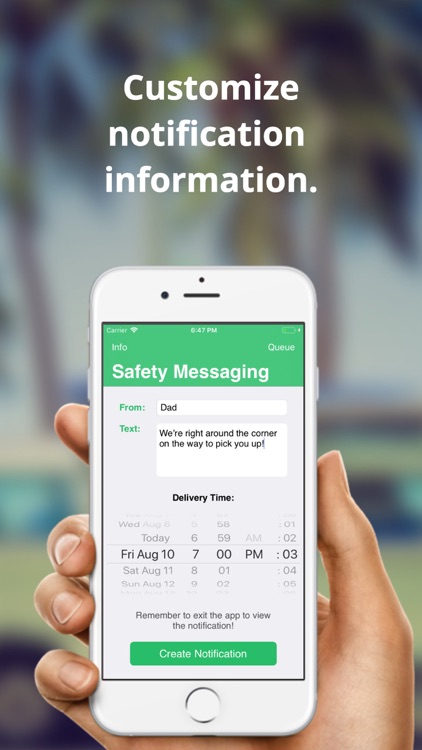 Messaging – Safety Excuse