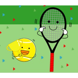 Cute Tennis Ball Emoji Sticker