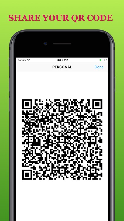 QontactR - Contact, as QR code screenshot-3