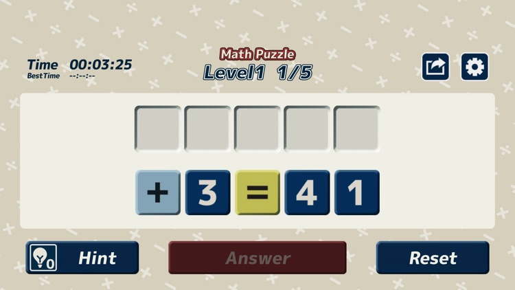 MathPuzzle ~Brain Training~