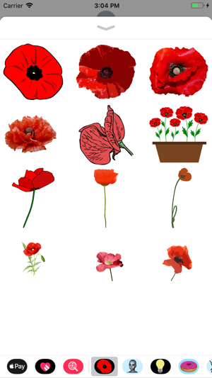 Red Poppy Stickers(圖1)-速報App