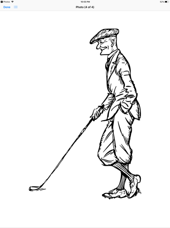 Golf Caricature Sticker Pack