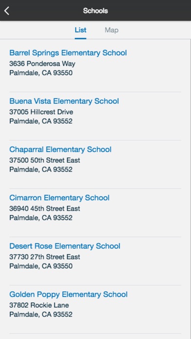 Palmdale School District screenshot 2