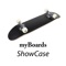 myBoards ShowCase is your personal showcase allowing you to share photos and information of all your Skate, Surf and Snow Boards with your friends and family right from your iPhone