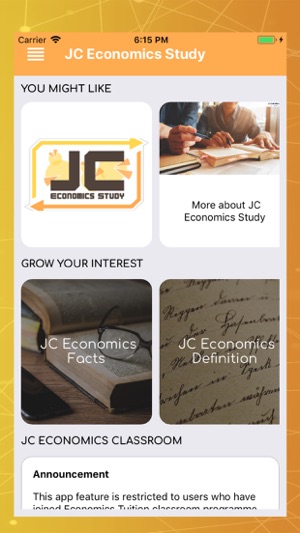 JC Economics Study