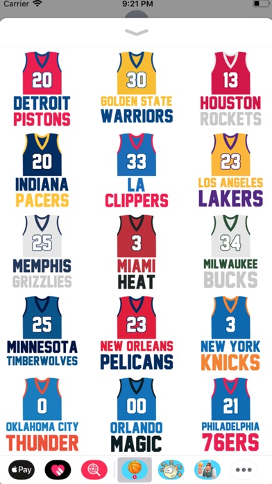 Animated Basketball Stickers screenshot 3