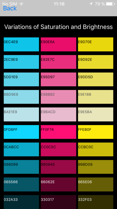 Harmony Palettes screenshot 3