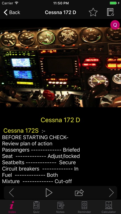 Cessna Checklist Pilot Pro screenshot 4