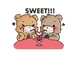 Cute Bears For Valentine Emoji