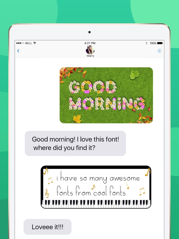 Cool Fonts Keyboard, Text Artのおすすめ画像3