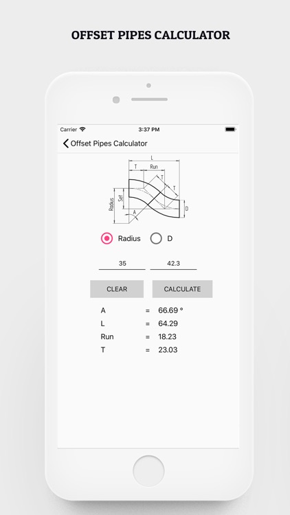 Offset Pipes Calculator screenshot-3