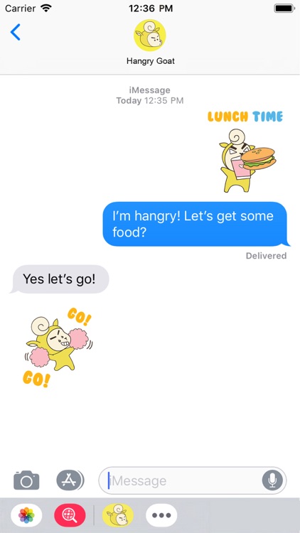 Hangry Goat Stickers screenshot-3