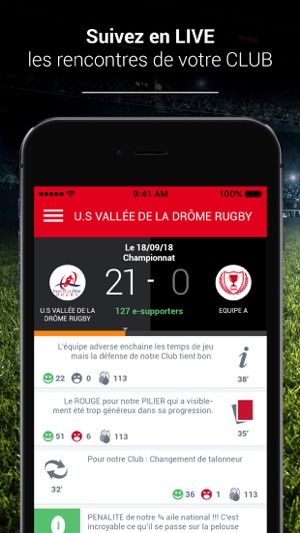 U S VALLEE DE LA DROME RUGBY(圖2)-速報App