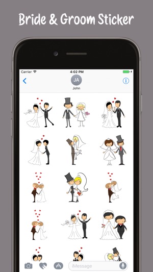 Bride Groom Stickers Pack(圖3)-速報App